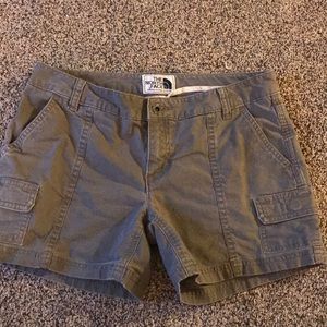 Olive green North Face shorts women’s size 4